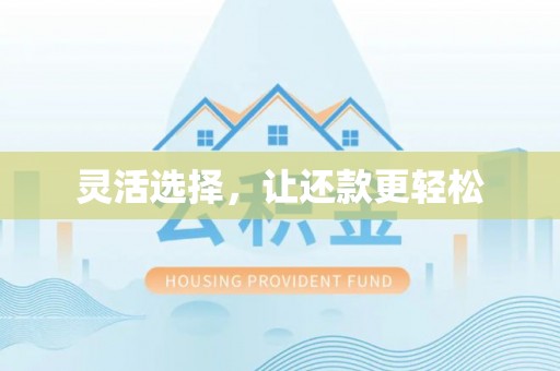 金乡灵活选择，让还款更轻松