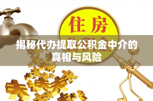 金乡揭秘代办提取公积金中介的真相与风险