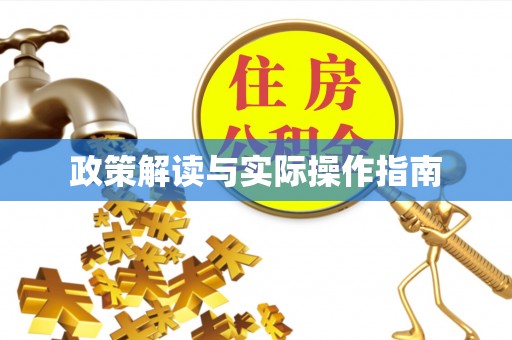 金乡政策解读与实际操作指南