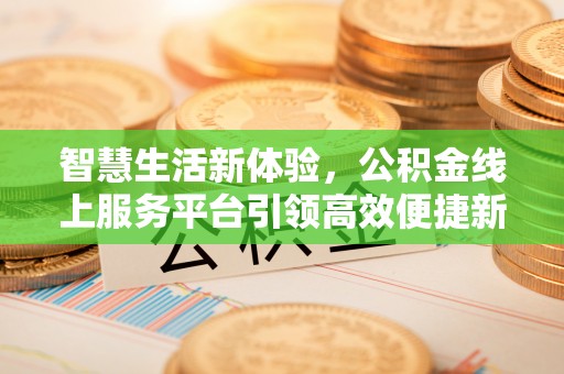 金乡智慧生活新体验，公积金线上服务平台引领高效便捷新潮流