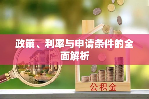 金乡政策、利率与申请条件的全面解析