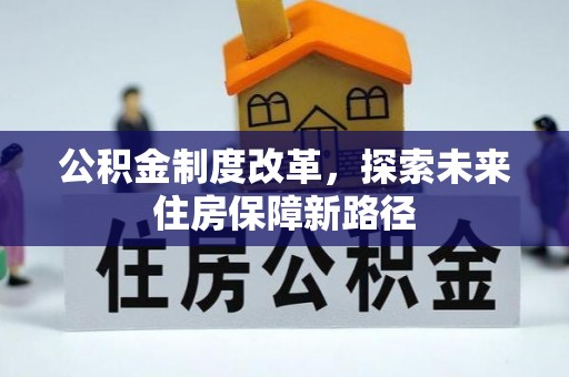 金乡公积金制度改革，探索未来住房保障新路径