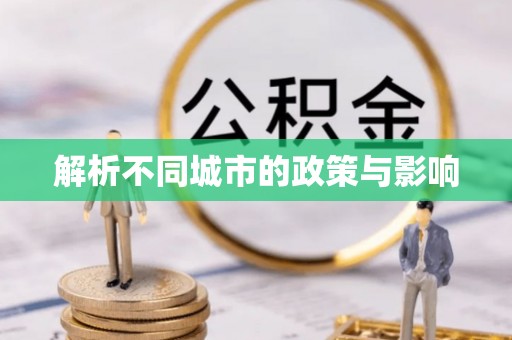 金乡解析不同城市的政策与影响