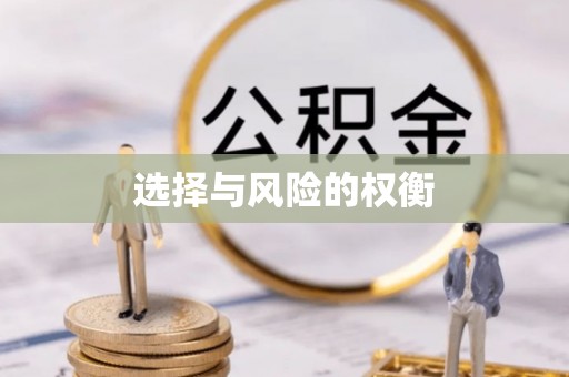 金乡选择与风险的权衡