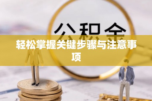 金乡轻松掌握关键步骤与注意事项