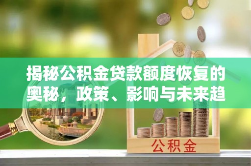 金乡揭秘公积金贷款额度恢复的奥秘，政策、影响与未来趋势