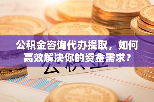 金乡公积金咨询代办提取，如何高效解决你的资金需求？