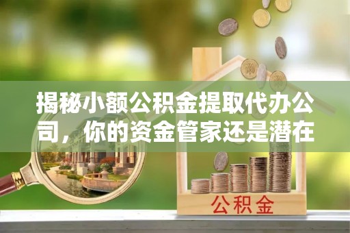 金乡揭秘小额公积金提取代办公司，你的资金管家还是潜在风险？